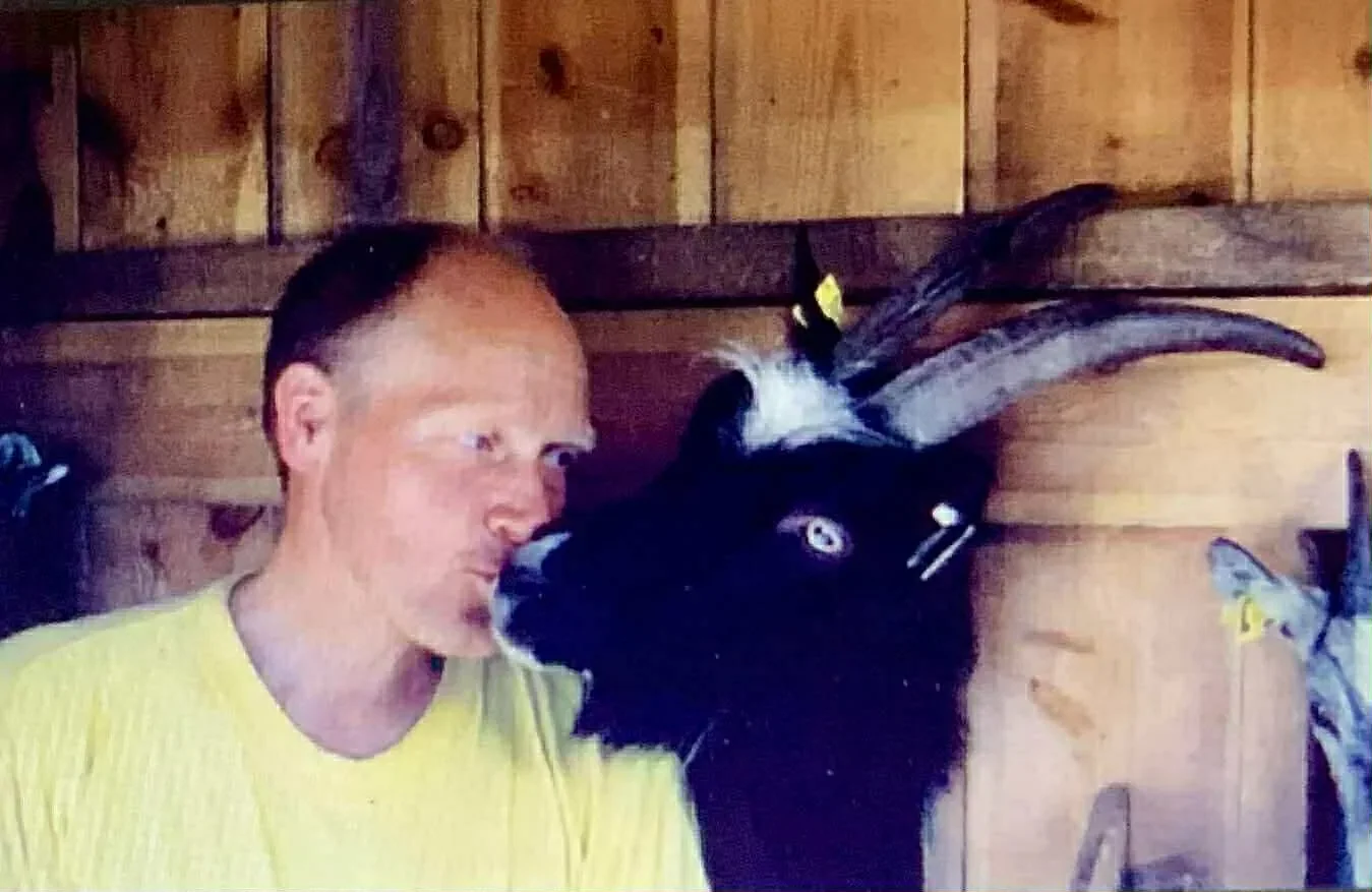 Christian og geit